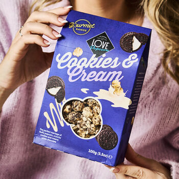 Cookies And Cream Gourmet Popcorn Box, 2 of 2