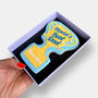 Personalised World's Best Dad Trophy Letterbox Cookie, thumbnail 3 of 9