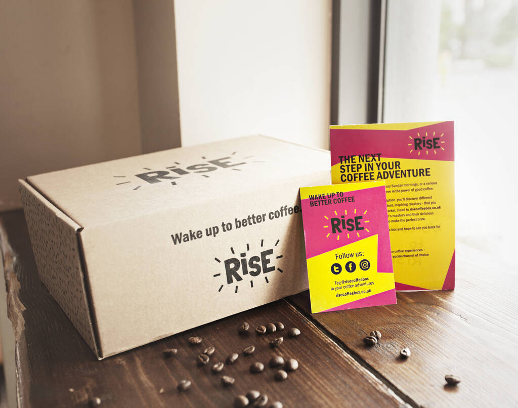 Gourmet Coffee Subscription Box Three Months By Rise Coffee Box