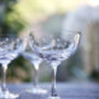 Pair Of Star Champagne Saucers, thumbnail 4 of 5