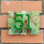 Personalised Acrylic Tropical House Door Number Sign, thumbnail 1 of 6