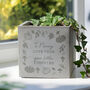 Personalised Pumpkin Concrete Plant Pot, thumbnail 1 of 6