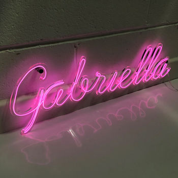 Personalised Neon Any Name Sign, 2 of 7