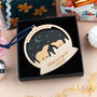 Personalised Bears Christmas Tree Decoration, thumbnail 2 of 5