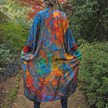 Reflections Kimono Robe With Art Print, 5 of 8