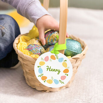 Personalised Easter Egg Wreath Decoration, 5 of 10
