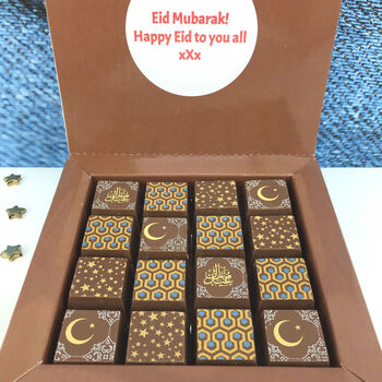 Chocolate Personalised Ramadan And Eid Mubarak Mosaic, 2 of 5