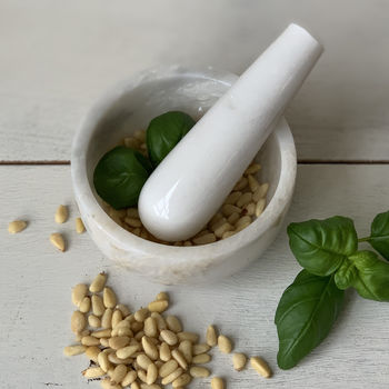 Marble Round Pestle And Mortar, 5 of 8