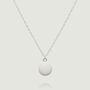 Sterling Silver Minimalist Pendant Chain In White, thumbnail 1 of 2