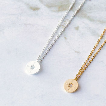 Find Your Way Compass Keepsake Necklace, 5 of 9