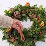 Classic Christmas Diy Wreath Making Kit, thumbnail 4 of 7
