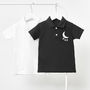 Little Moon Personalised Children's Polo Shirt, thumbnail 3 of 5
