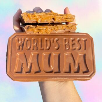 Stuffed Worlds Best Mum Chocolate Bar Choice Of Filling, 2 of 3