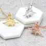 Silver Or Gold Plated Stegosaurus Dinosaur Necklace, thumbnail 2 of 8
