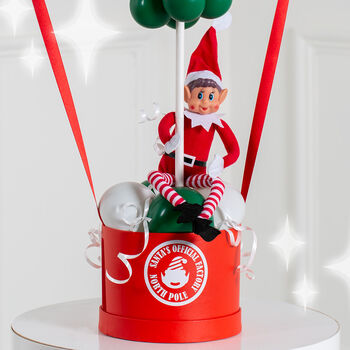 Elf On The Shelf Personalised Inflated Hot Air Balloon By Bubblegum ...