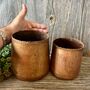 A Set Of Two Vintage Style Copper Planters, thumbnail 5 of 6