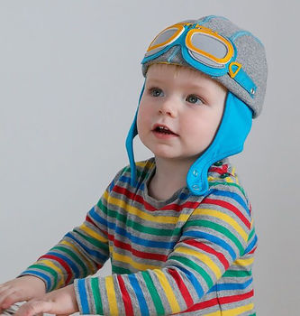 Kids Motorcycle Hat With Goggles, 4 of 5
