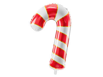 Red Candy Cane Christmas Balloon, 2 of 2