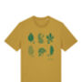 Organic Mens Leafy Tee T Shirt, thumbnail 3 of 3