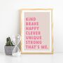 Children's Positive Affirmation Print, thumbnail 3 of 9