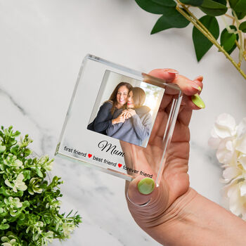 Personalised Best Friend Glass Token For Mum, 4 of 4