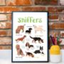 'Sniffers' Dog Art Print, thumbnail 3 of 3