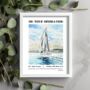 Personalised Ordination Sail Print Ordination Gift, thumbnail 7 of 8