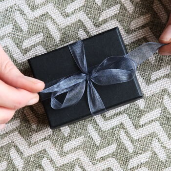 Curve Engraved Hammered Bronze Cufflinks, 7 of 7