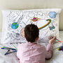 Space Pillowcase Kit + 10 Pens, Colour In And Learn, thumbnail 6 of 10