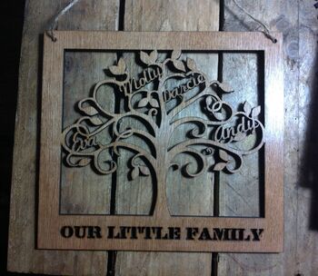 Small Family Tree Wall Art, 4 of 4