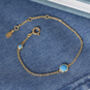 Gemstone Bracelet In 18ct Gold Vermeil Plated, thumbnail 2 of 5