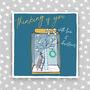 Thinking Of You Christmas Card With Love, thumbnail 1 of 3