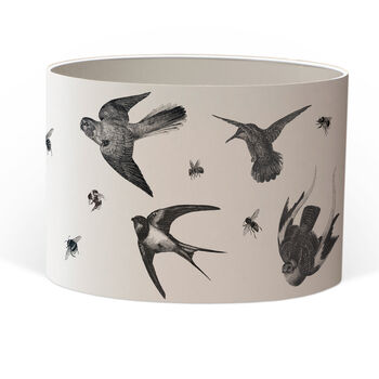 Birds And Bees Hand Gilded Lampshade, 4 of 6