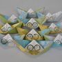 Nautical Chart Map Cufflinks In Paper Boat, thumbnail 3 of 8