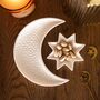 Eid Gifts Moon And Star Ceramic Dish Set, thumbnail 1 of 4