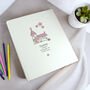 Personalised Whimsical Church Pink Photo Album, thumbnail 1 of 3