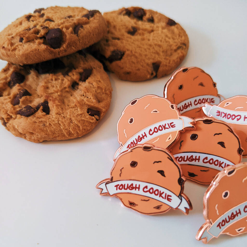 Tough Cookie Enamel Pin By Quinn's Pins
