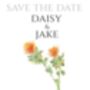 Pack 12 Carthamus Original Personalised RSVP Wedding Stationery, thumbnail 4 of 6