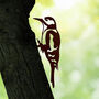 Great Spotted Woodpecker Metal Garden Art, thumbnail 1 of 2