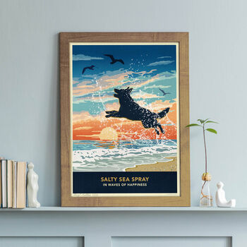 Seaside German Shepherd Print. Limited Edition Dog Lover’s Gift, 3 of 10