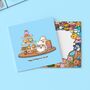 Afternoon Tea Birthday Card | Cute Greetings Card, thumbnail 3 of 4