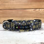 Christmas Snowflake Grey Dog Collar, thumbnail 1 of 6