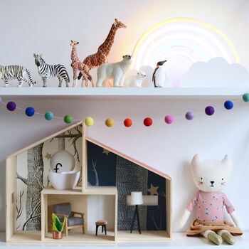 White Cloud And Rainbow Baby Mobile, 4 of 4