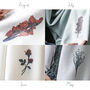 Personalised Choose Your 'Birth Flower' Scarf, thumbnail 8 of 12