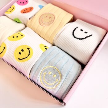 Smile Socks Gift Set, 5 of 6