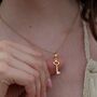 18ct Gold Key Charm Necklace, thumbnail 1 of 6
