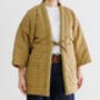 Japanese Padded Cotton Kimono Jacket, thumbnail 3 of 9