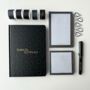 Sabr Shukr Stationery Set Geometric Black Gold Foil, thumbnail 2 of 9