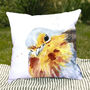 Inky Robin Outdoor Cushion For Garden Furniture, thumbnail 4 of 7