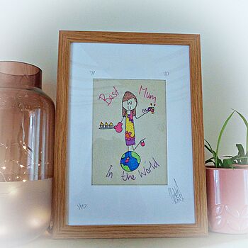 Personalised Best Mum In The World Framed Picture, 2 of 2